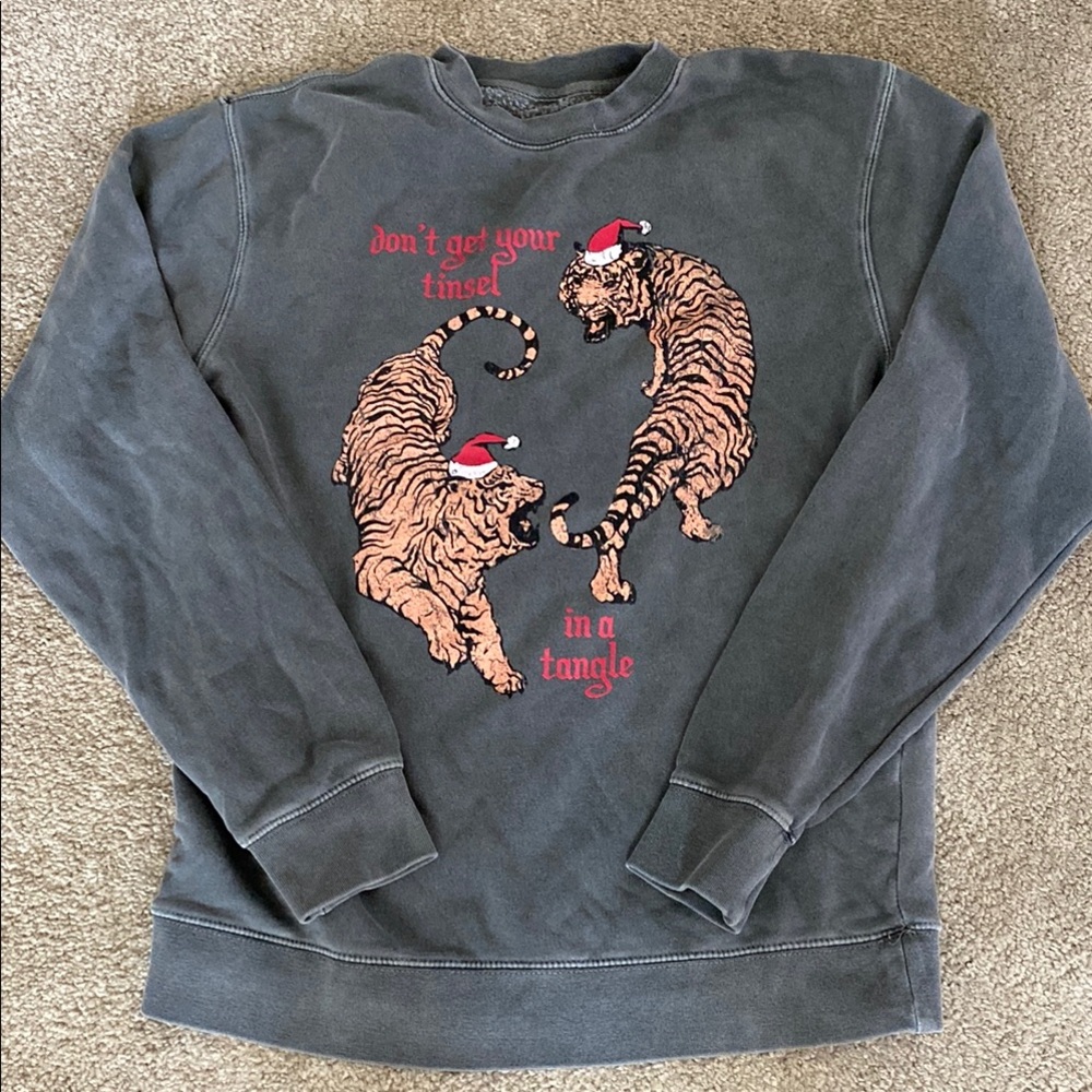 Living Fully Tinsel Tigers Sweatshirt